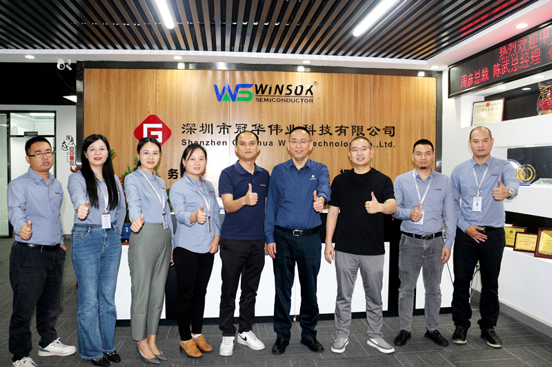 中微半导体领导莅临我司参观指导工作