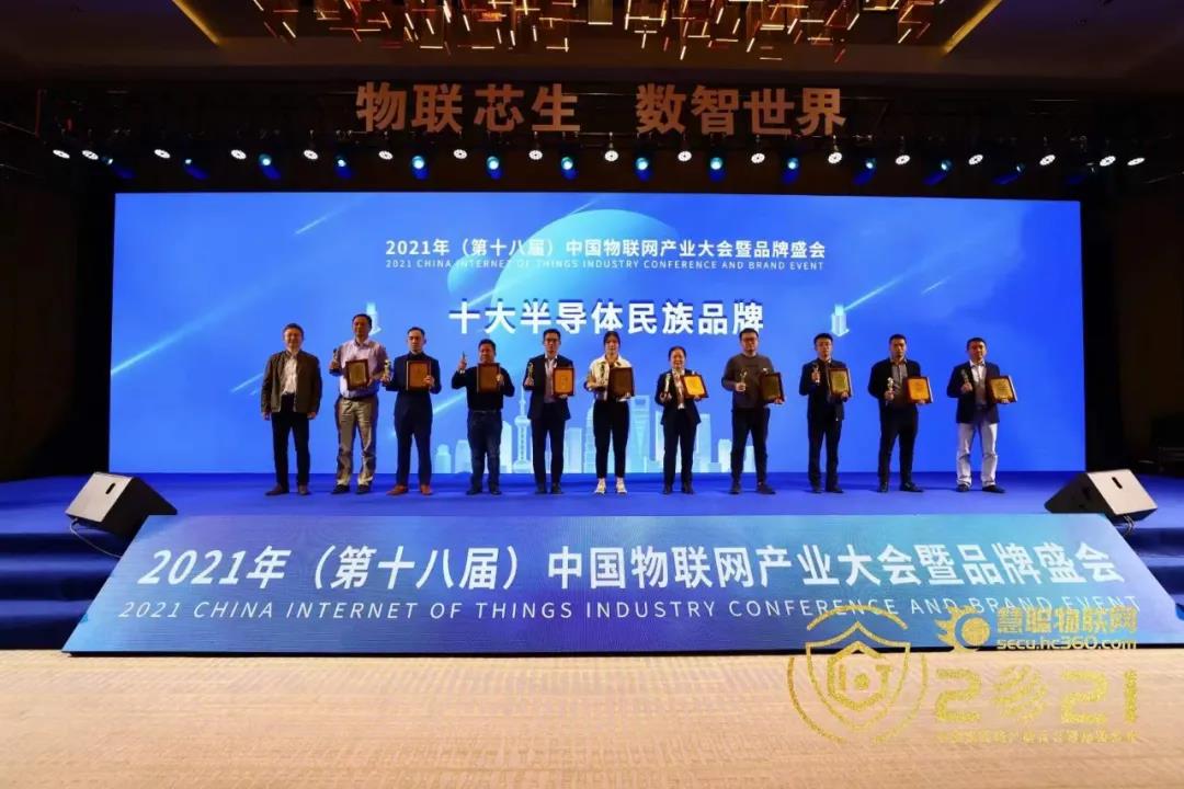 “十大半导体民族品牌”颁奖现场图